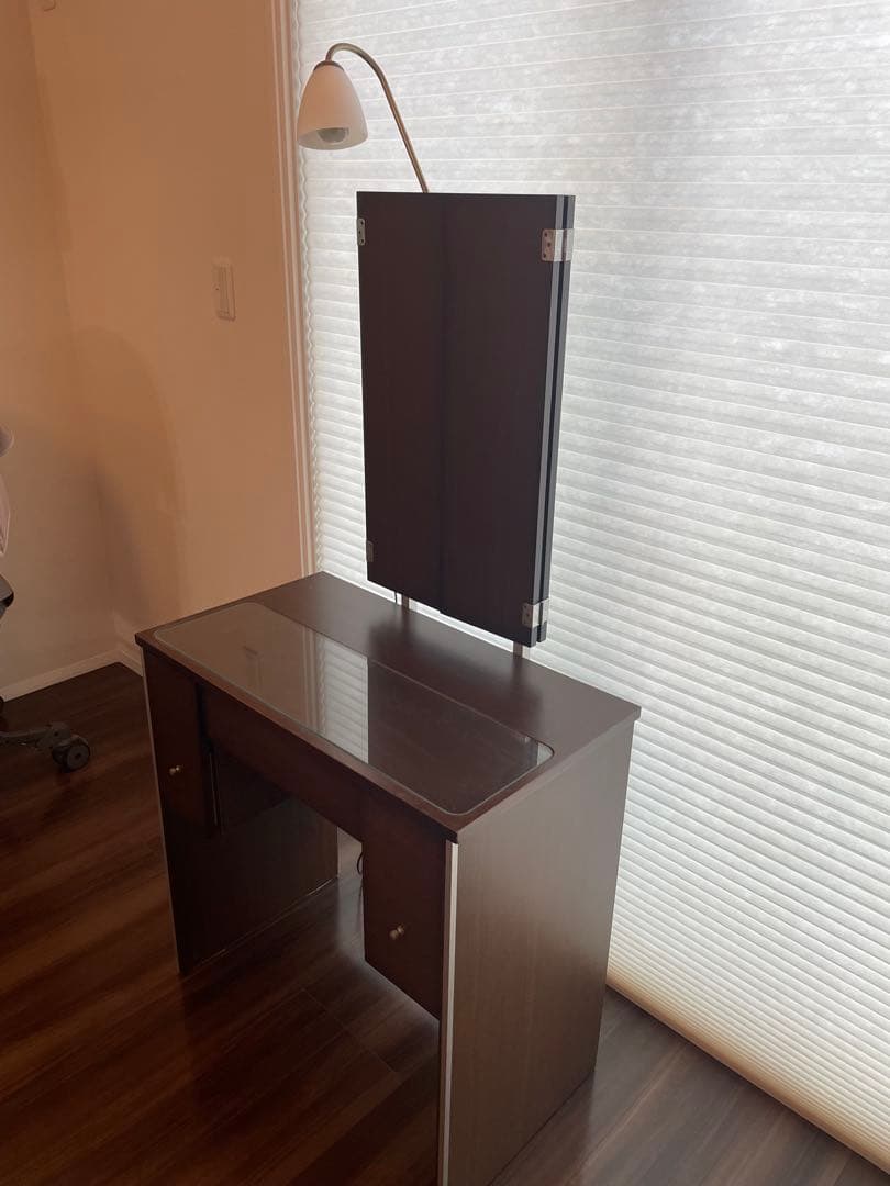 送料込み　ドレッサー　鏡台　鈴木木工家具　化粧台　匿名配送