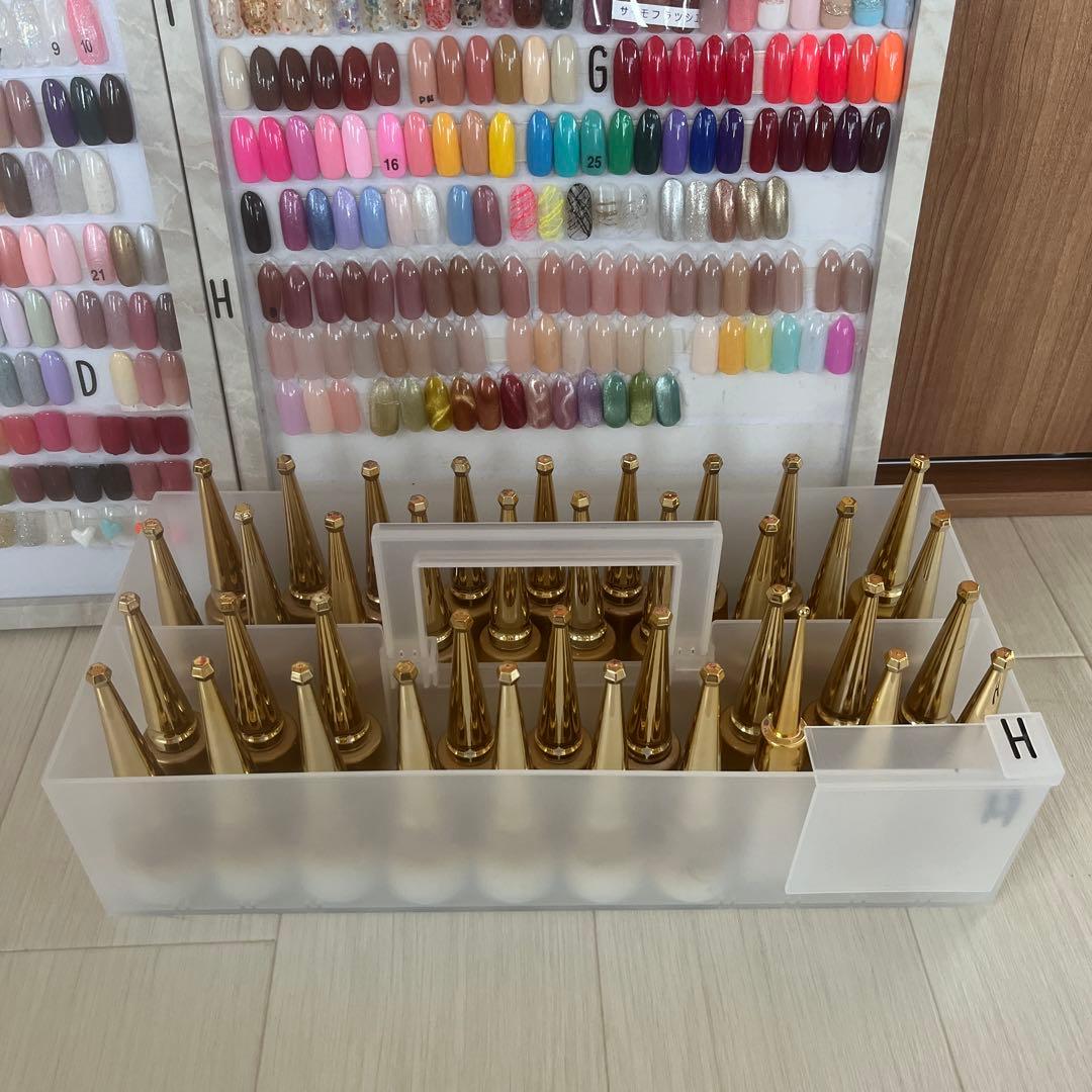 ネイルカラー・ジェルネイル クリアケース入り