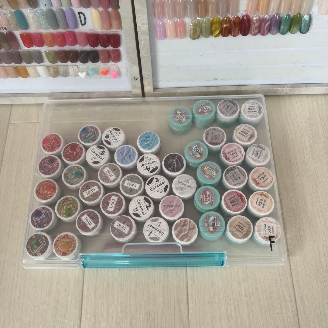 ネイルカラー・ジェルネイル クリアケース入り