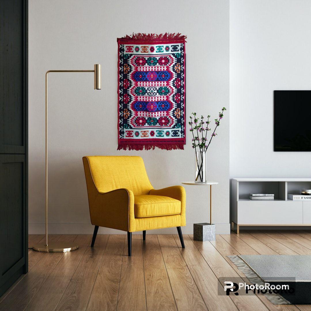 キリム 海外製 インテリア 赤 カーペット 値下げしました