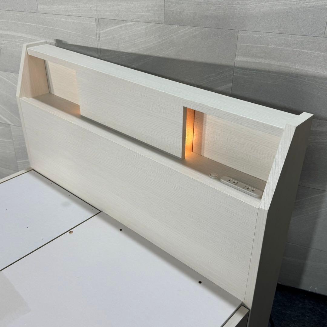 引取限定価格 ニトリ ベッドフレーム シングル アザン3 収納 d4597