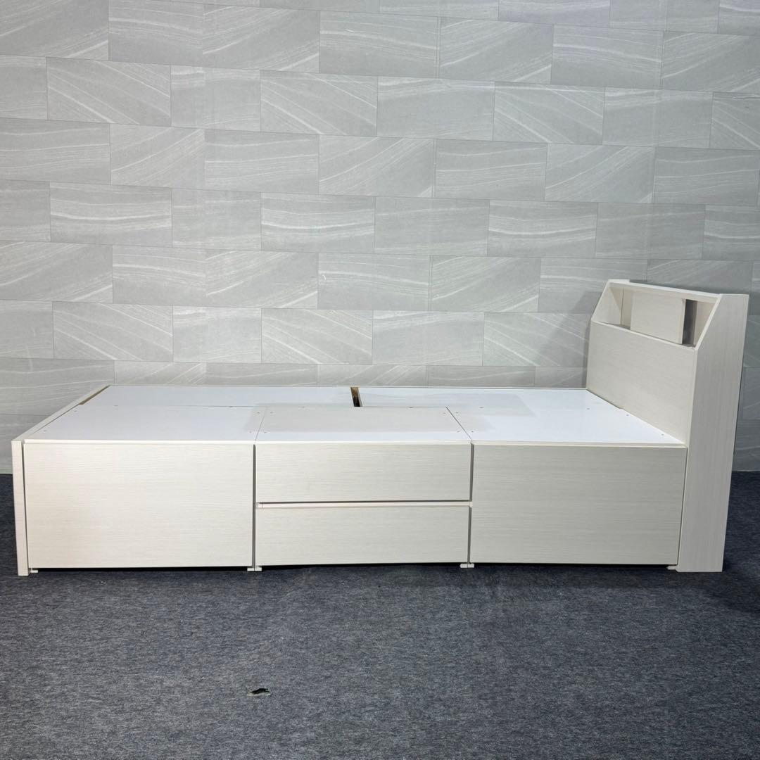 引取限定価格 ニトリ ベッドフレーム シングル アザン3 収納 d4597