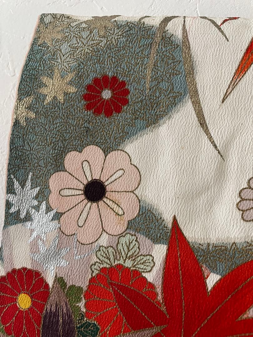 七五三　6歳〜7歳向き　アンティークお着物セット