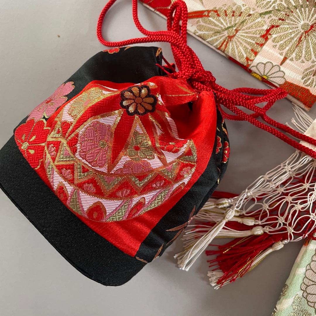 七五三　6歳〜7歳向き　アンティークお着物セット