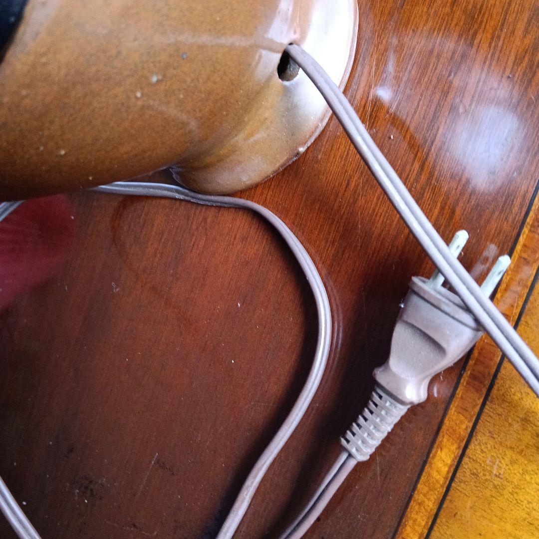 陶器製ランプ（ランプシェードは付きません）　窯印有