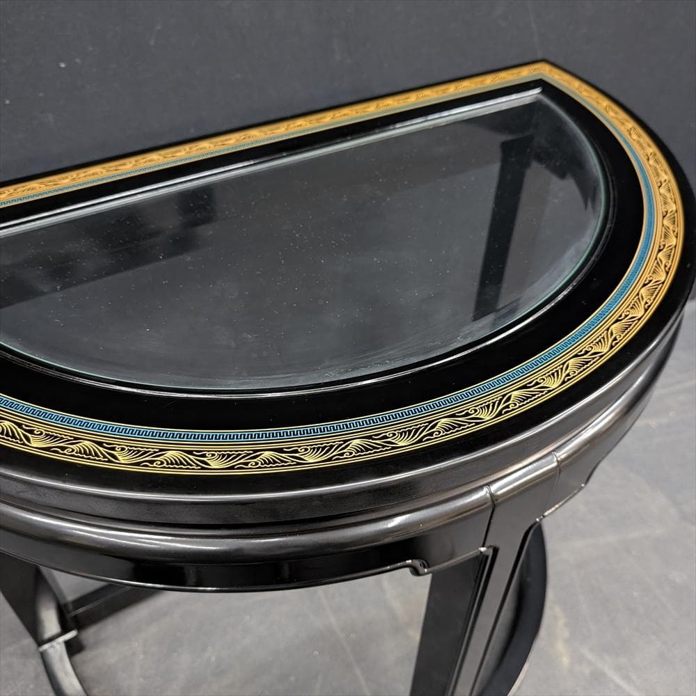 モリシゲ　オリエンタルアメシス　コンソールテーブル　サイドテーブル　花台　飾り台