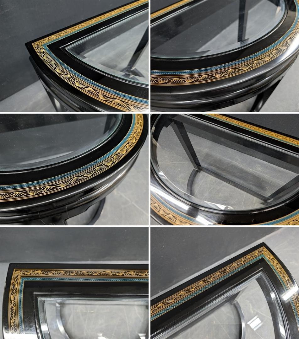 モリシゲ　オリエンタルアメシス　コンソールテーブル　サイドテーブル　花台　飾り台