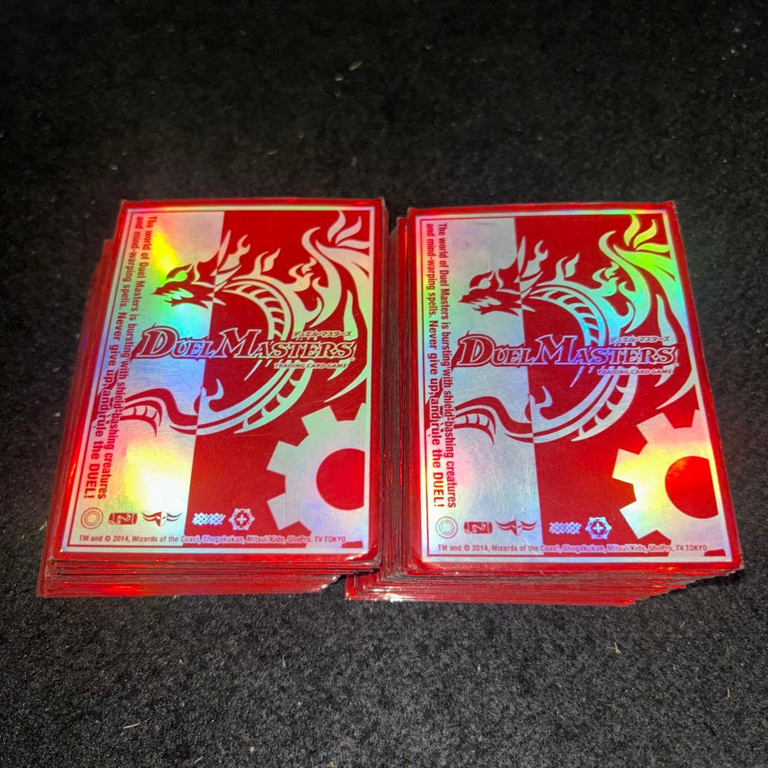 12384 スリーブ デュエマ 火文明ver 傷あり 約100枚 - メルカリ