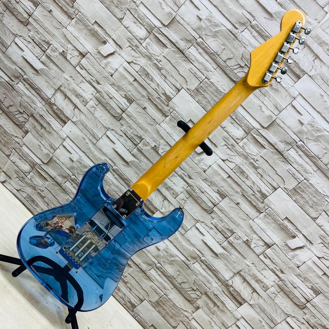 PhotoGenic st スケルトンブルー アクリルエレキギター - メルカリ
