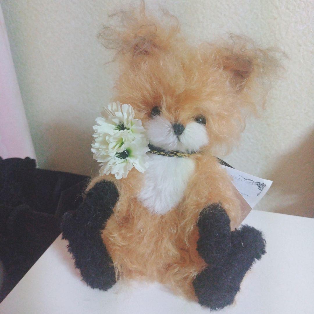 人気作家★ハンドメイドぬいぐるみ★きつね★テディベア★アーティストベア