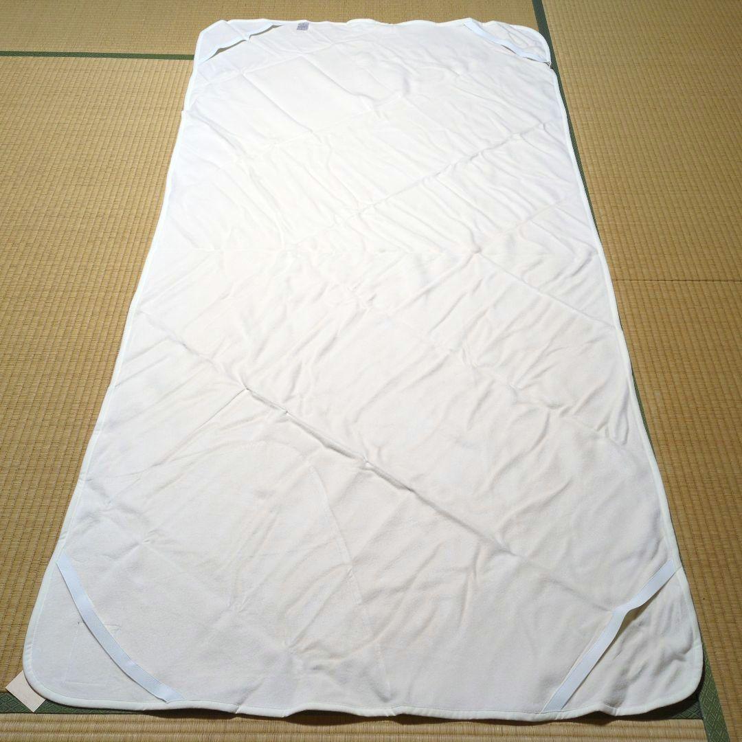 mayuarau 洗えるシルク混敷毛布カバー ベージュ 二枚セット