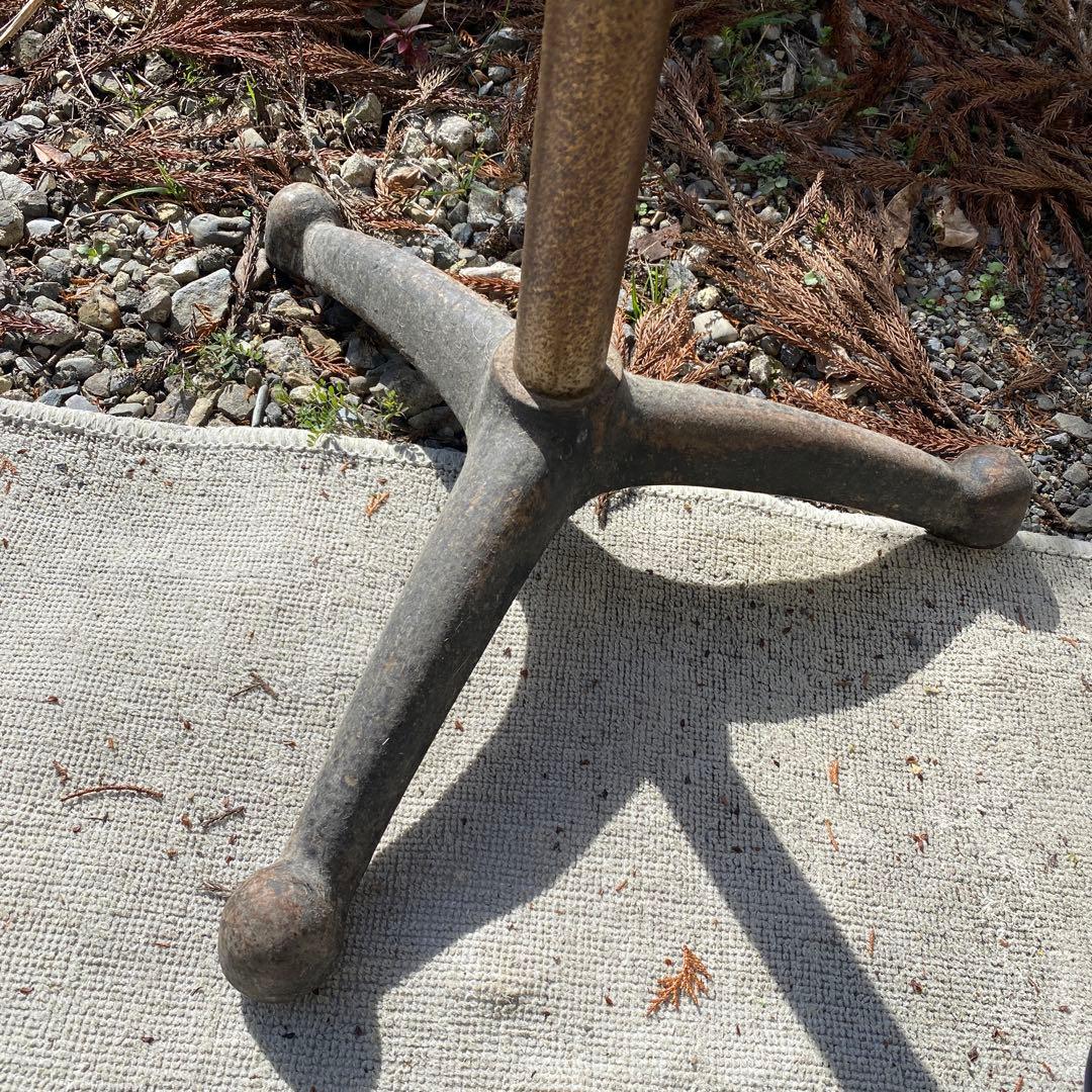 ビンテージ　昭和レトロ　シェービングスタンド　ミラー　鏡　床屋　シャビー