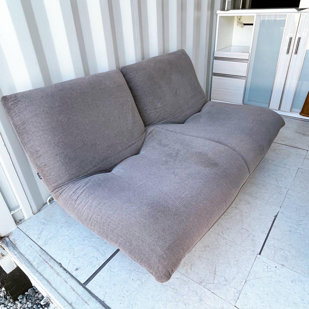 取付無料！リーンロゼ カラン ファブリックリクライニング式ローソファベッド✨