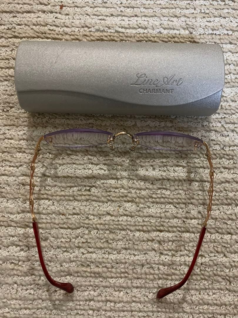 Line Art Charmant メガネ(度あり)。美品。