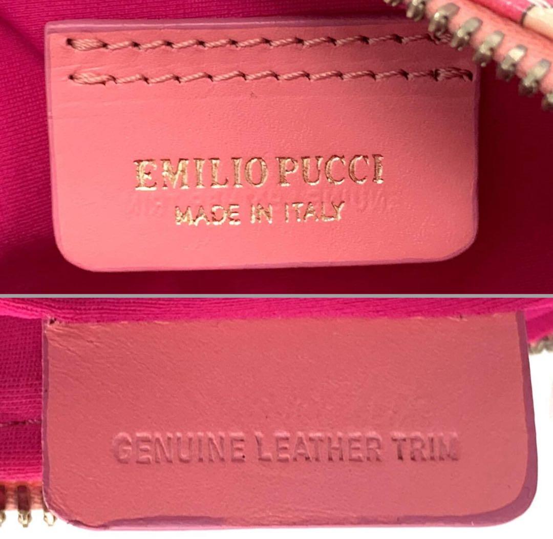 T04/109EMILIOPUCCIエミリオプッチプッチ柄ポーチ マルチカラー