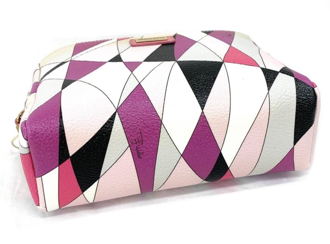 T04/109EMILIOPUCCIエミリオプッチプッチ柄ポーチ マルチカラー