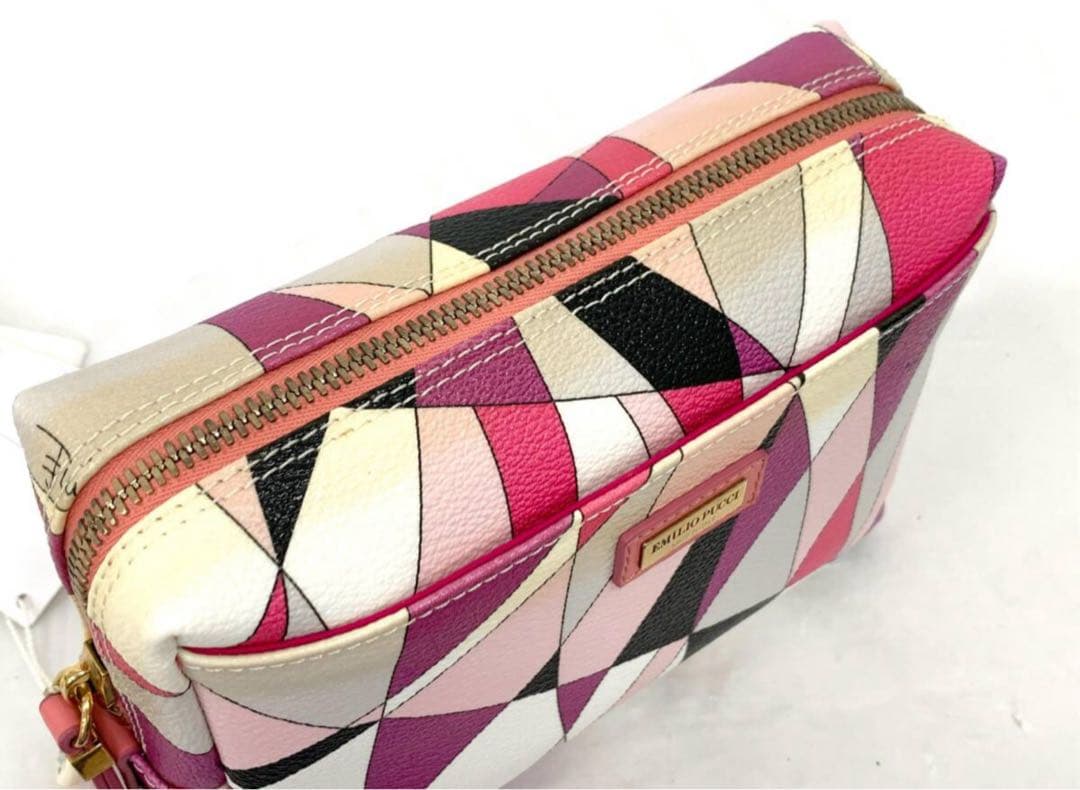 T04/109EMILIOPUCCIエミリオプッチプッチ柄ポーチ マルチカラー