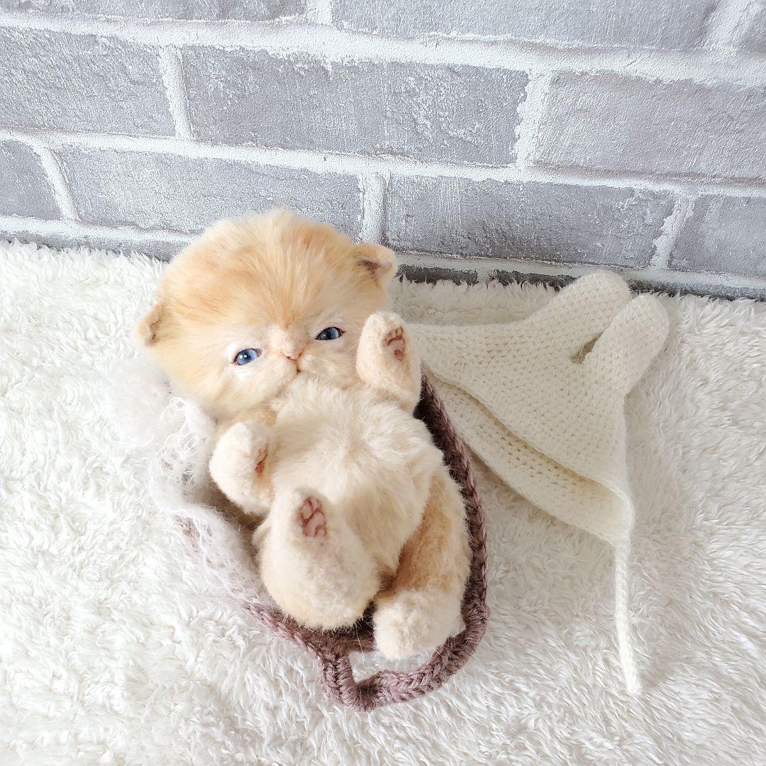 アートドール テディベア ぬいぐるみ 猫 ネコ 海外 アーティスト 作家