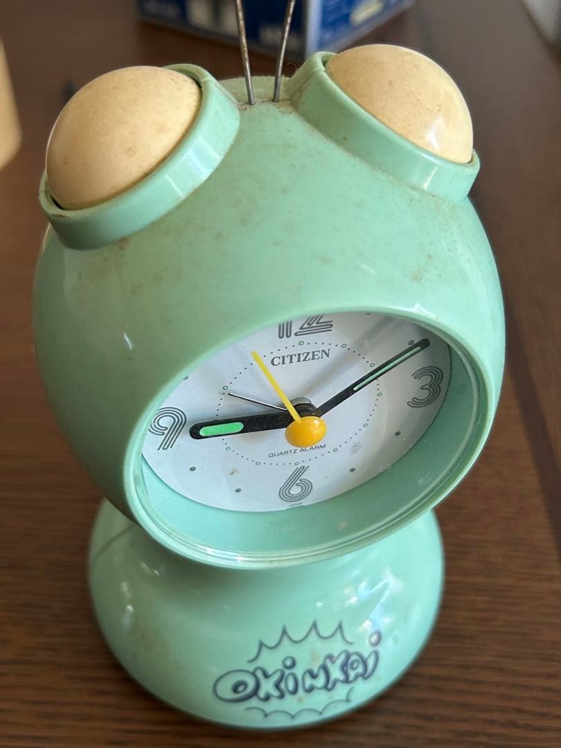 CITIZEN OKINIKAI カエル型置時計