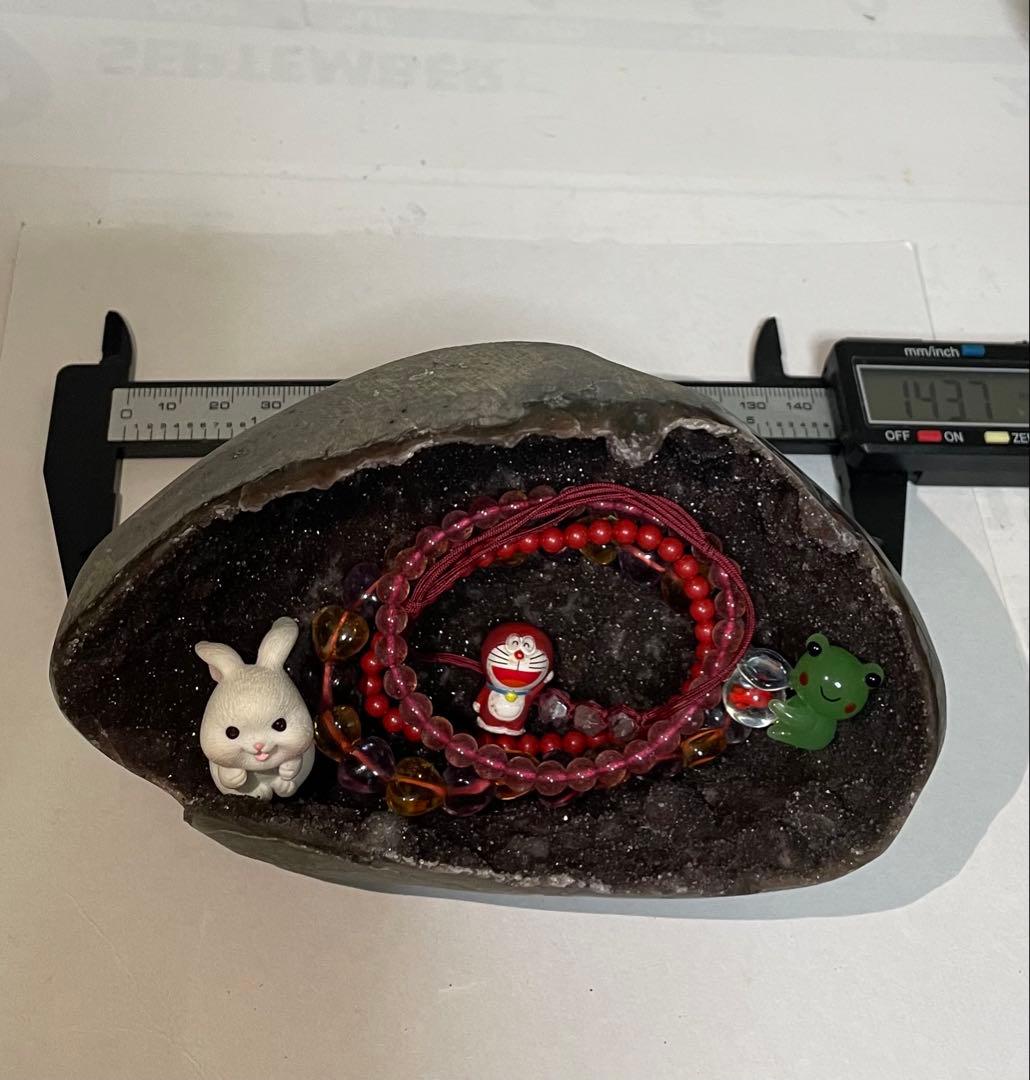 アメジスト マネーボックス ドゥルージー クリスタル パワーストーン ジオード