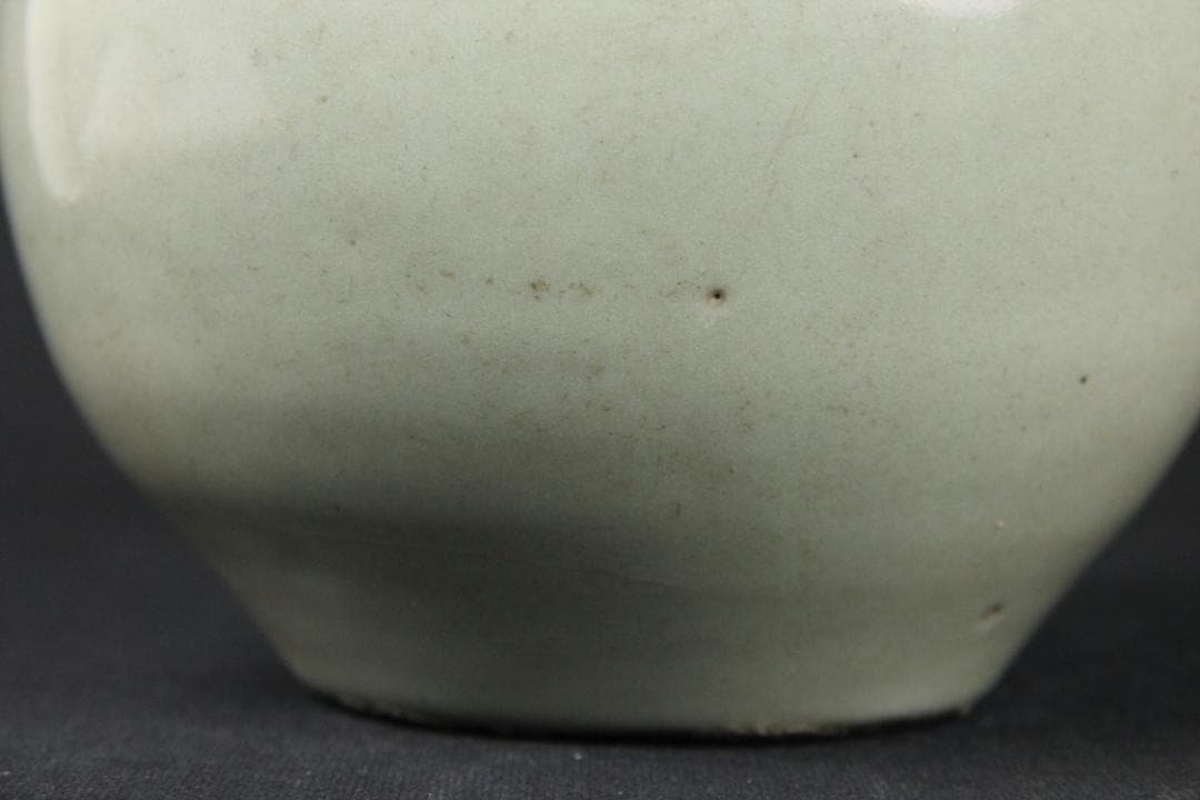 唐物 明～清 七官青磁 青瓷 耳付水指 茶道 龍泉窯 FJ21-4 - メルカリ