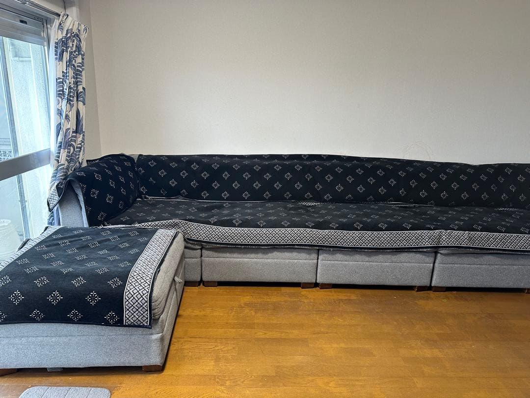 Thomasville 有効モジュラーソファ 6ピース グレー