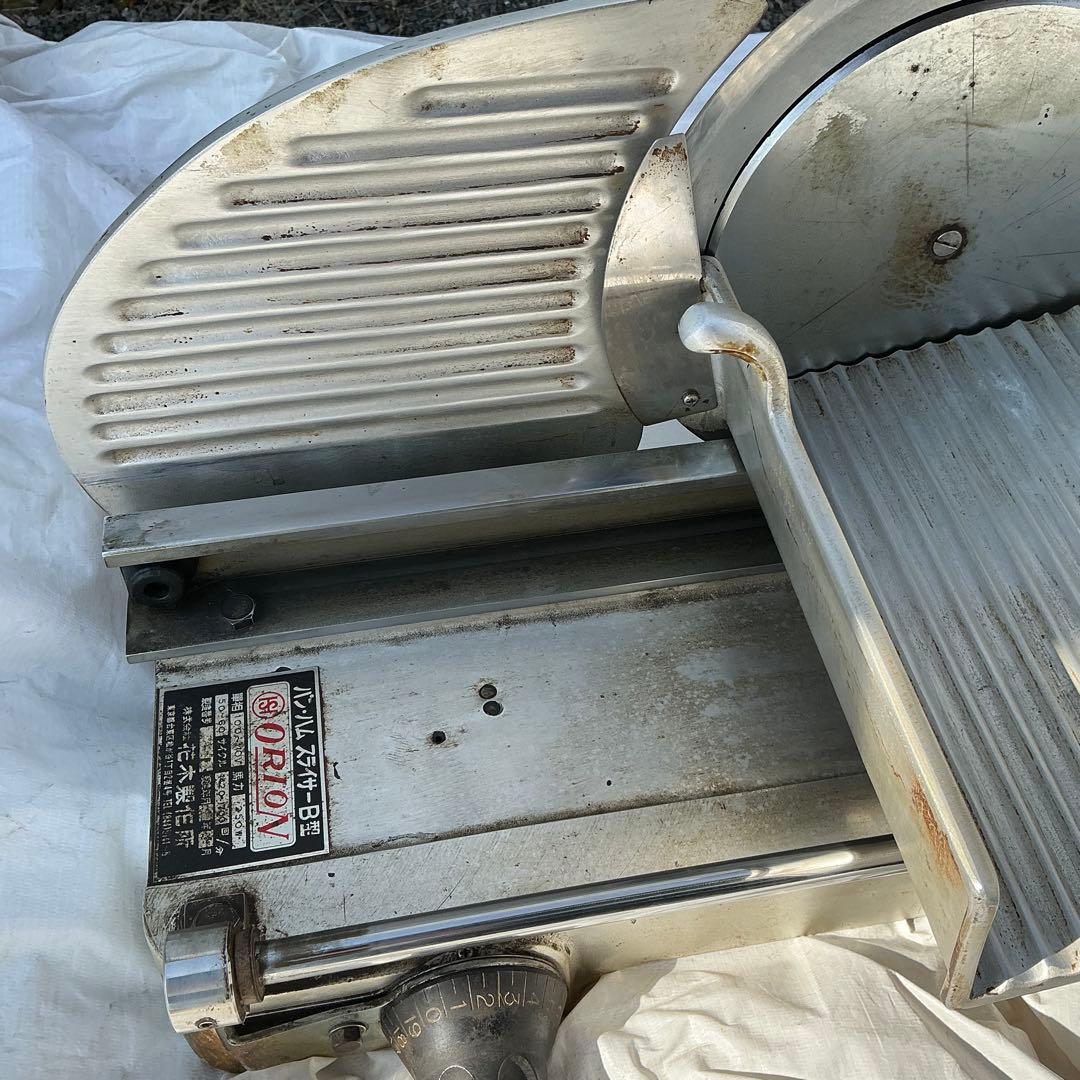 動作確認済】SORION パン・ハムスライサーB型 業務用 三菱電機モーター