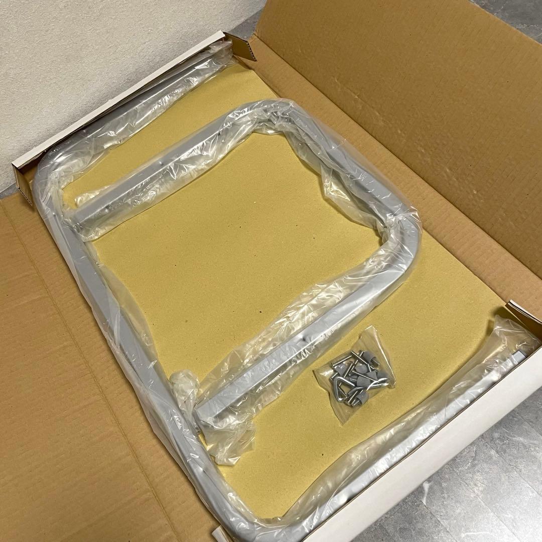 新品未使用　レトロ　80年代　ガラステーブル　センターテーブル　アイアンフレーム