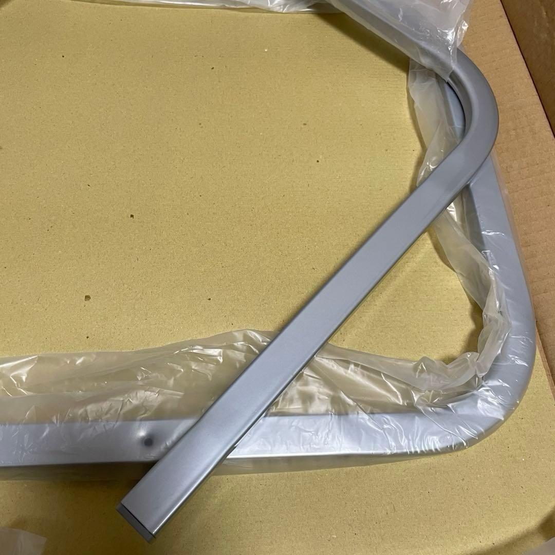 新品未使用　レトロ　80年代　ガラステーブル　センターテーブル　アイアンフレーム