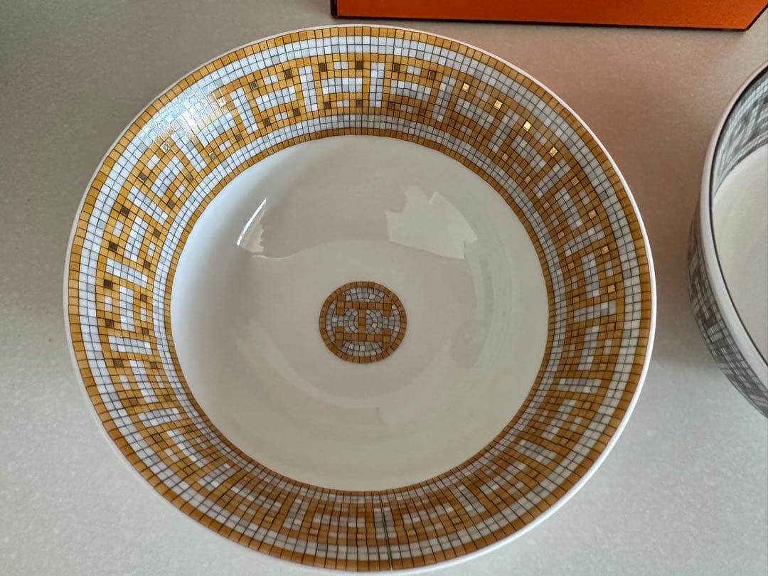 エルメス　モザイク24 ライスボウル　茶碗　ニ個セット