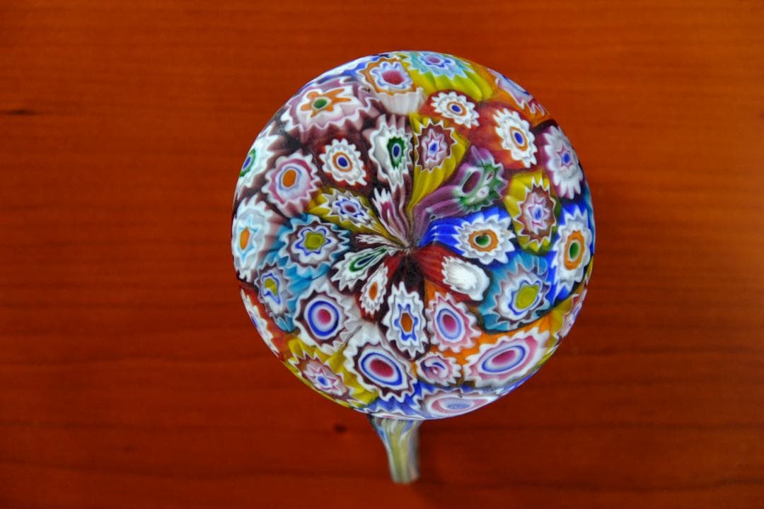 ベネチアンガラス アンティーク カップ＆ソーサー ガラス ムラノ 江波