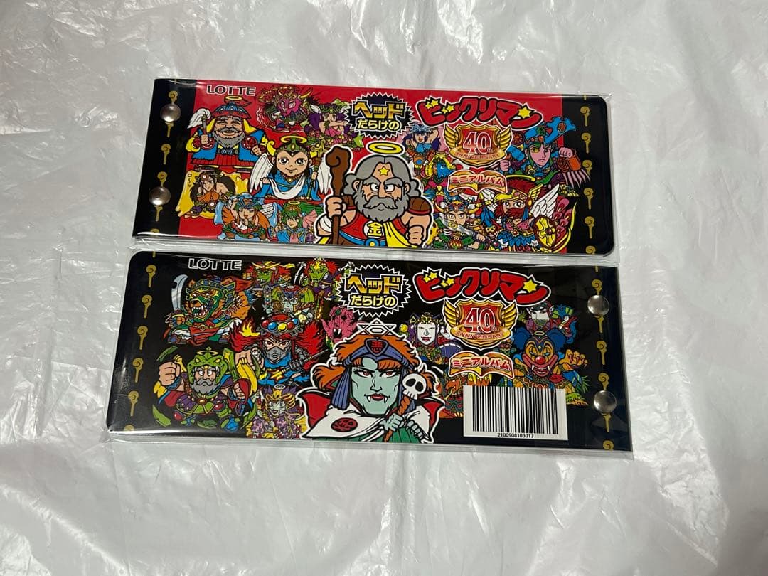 新品未開封 2セット ヘッドだらけのビックリマンチョコ シールホルダー