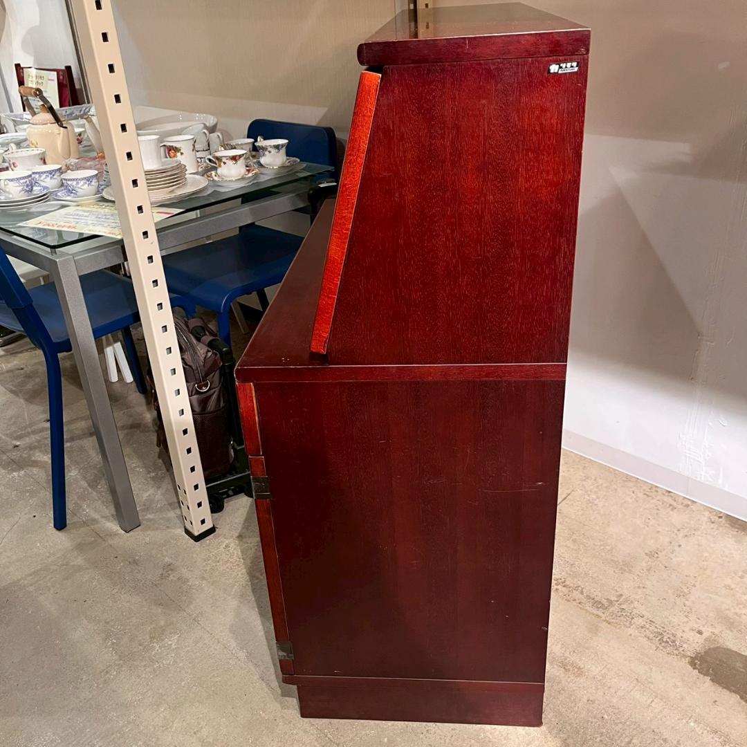 カリモク ライティングデスク キャビネット ライティングビューロー 収納棚