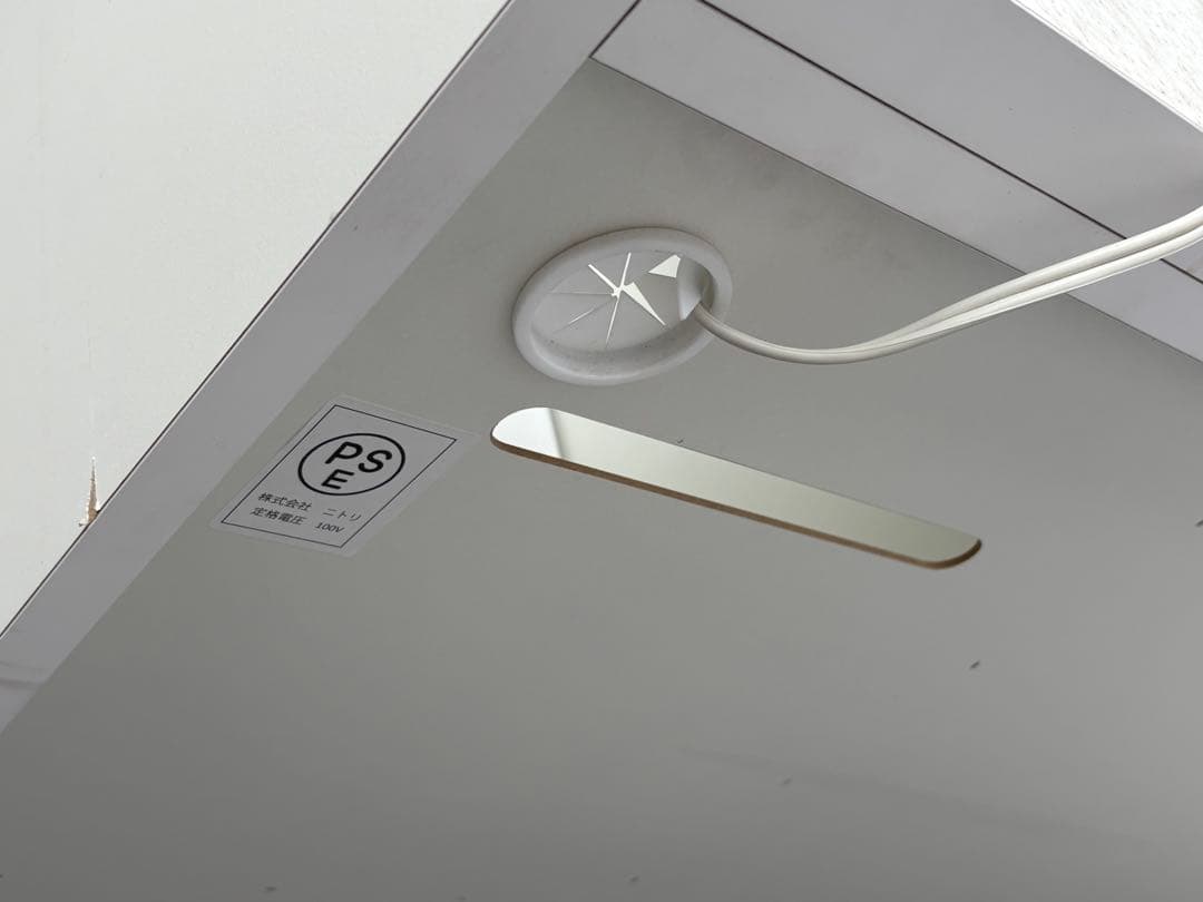 【送料別】ニトリ キッチンカウンター(アルミナ2 100CT SI)