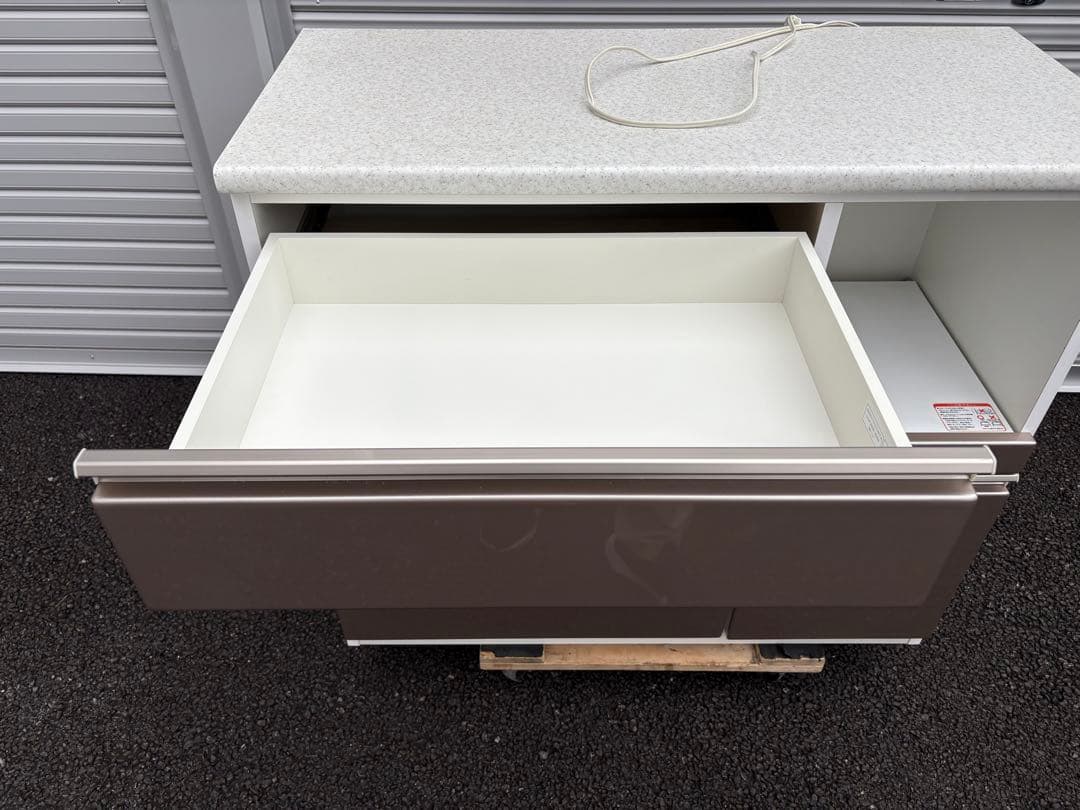 【送料別】ニトリ キッチンカウンター(アルミナ2 100CT SI)