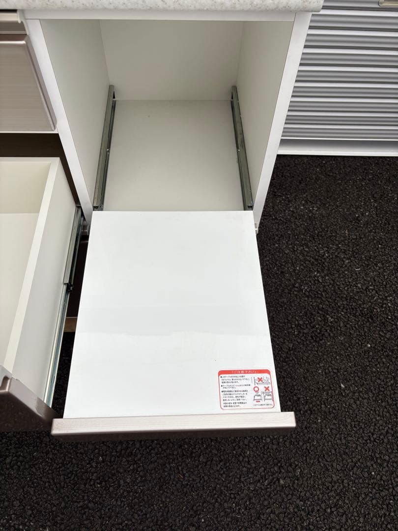 【送料別】ニトリ キッチンカウンター(アルミナ2 100CT SI)