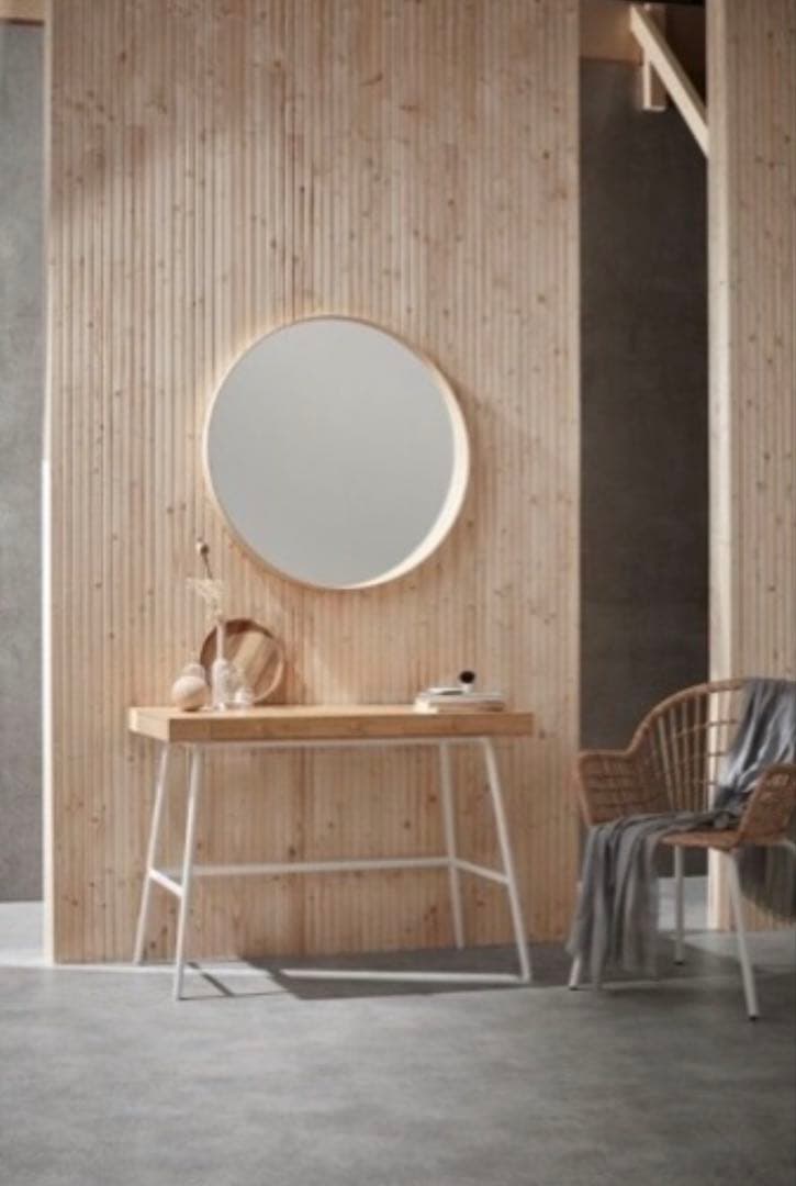 受渡し　IKEA リルオーセン　竹材　デスク　サイドテーブル