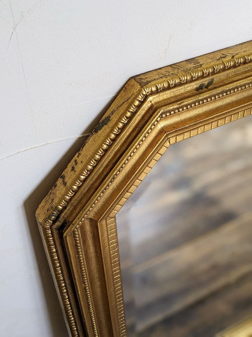 【 うさぎ 】クラシックなゴールドのミラー