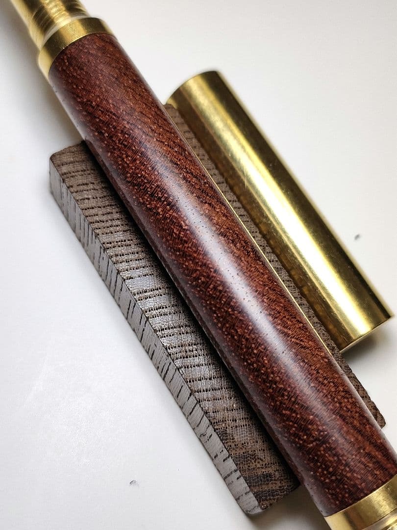 【ブビンガ】ロウ・ブラス万年筆