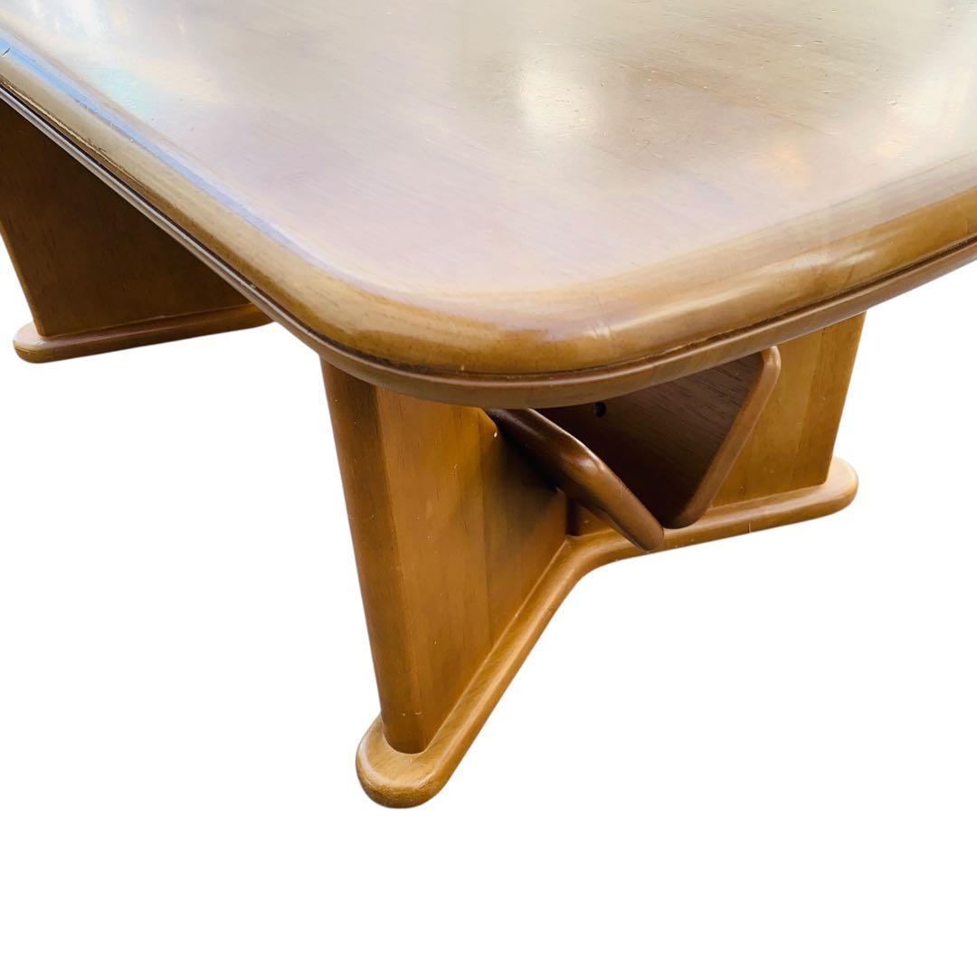 美品‼️maruniマルニセンターテーブル 天然木　ローテーブル　ラック