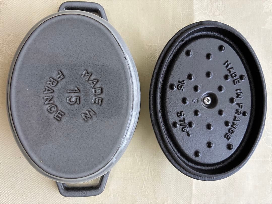 STAUB LA COCOTTE 鍋 15㌢　グレー