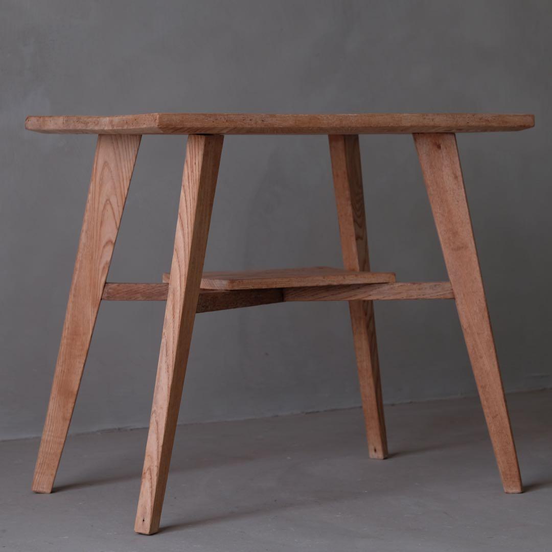 栓材 センターテーブル　コーヒーテーブル サイドテーブル デスク 古家具