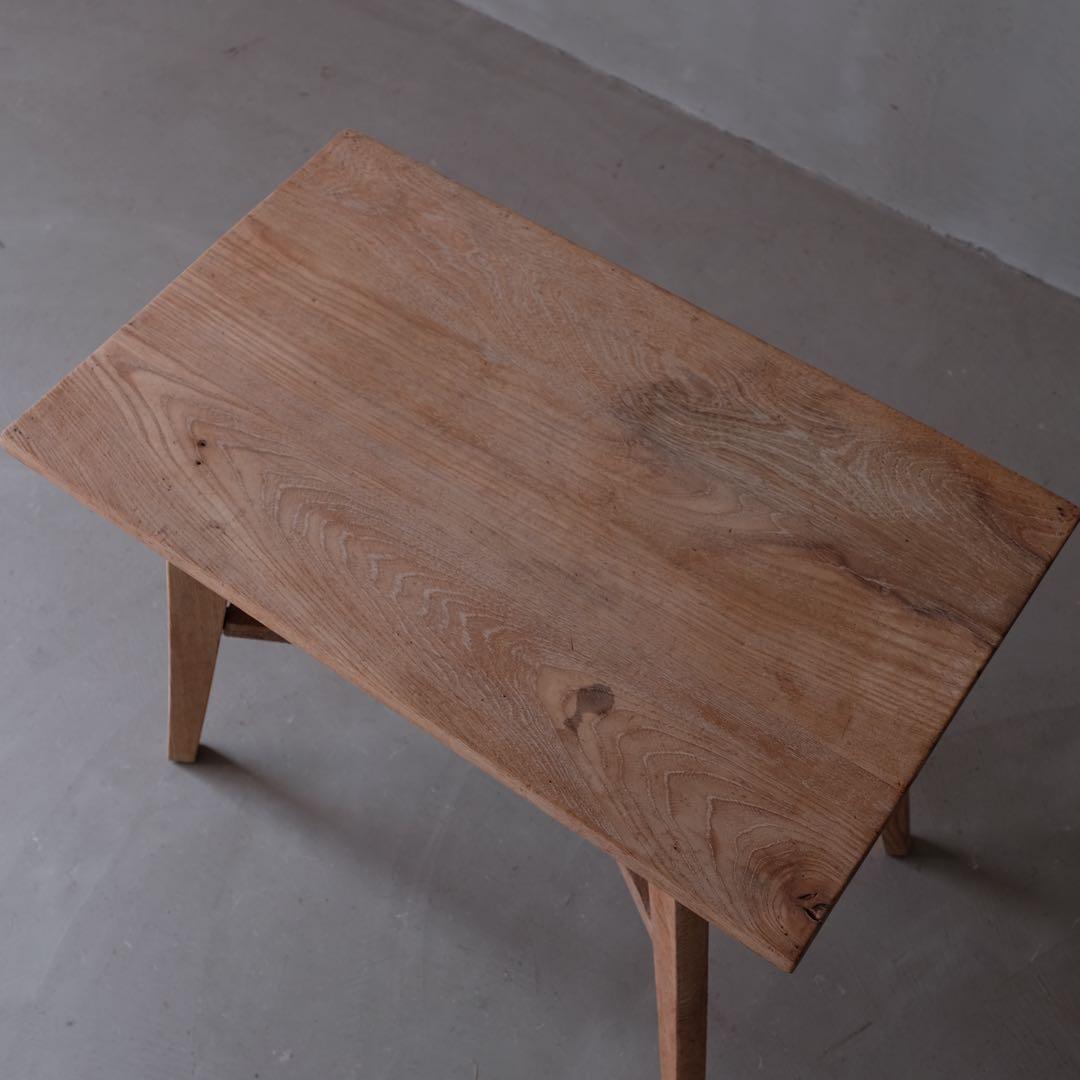 栓材 センターテーブル　コーヒーテーブル サイドテーブル デスク 古家具