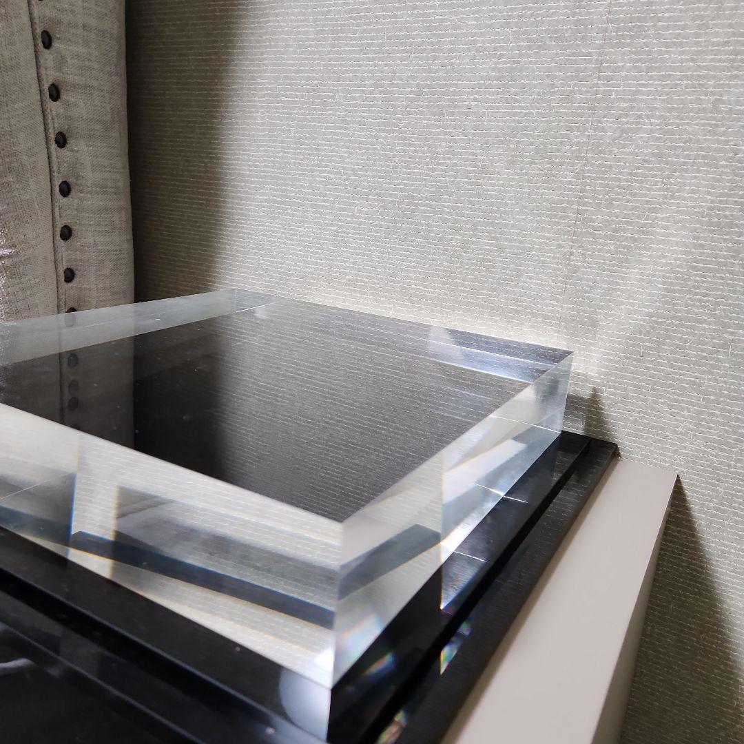 透明アクリル正方形プレート 5センチ厚　たてよこ30×30センチ