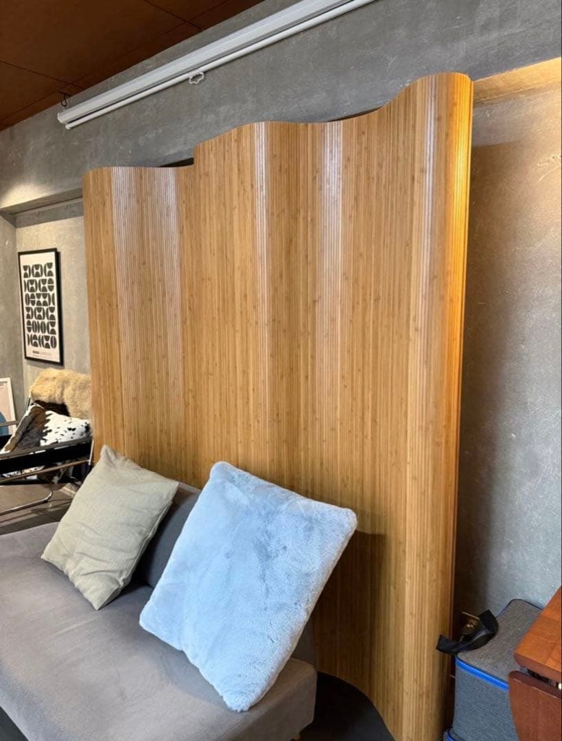 ウッドカーブパーテーション 検／ Artek風（アルテック）アアルト 北欧