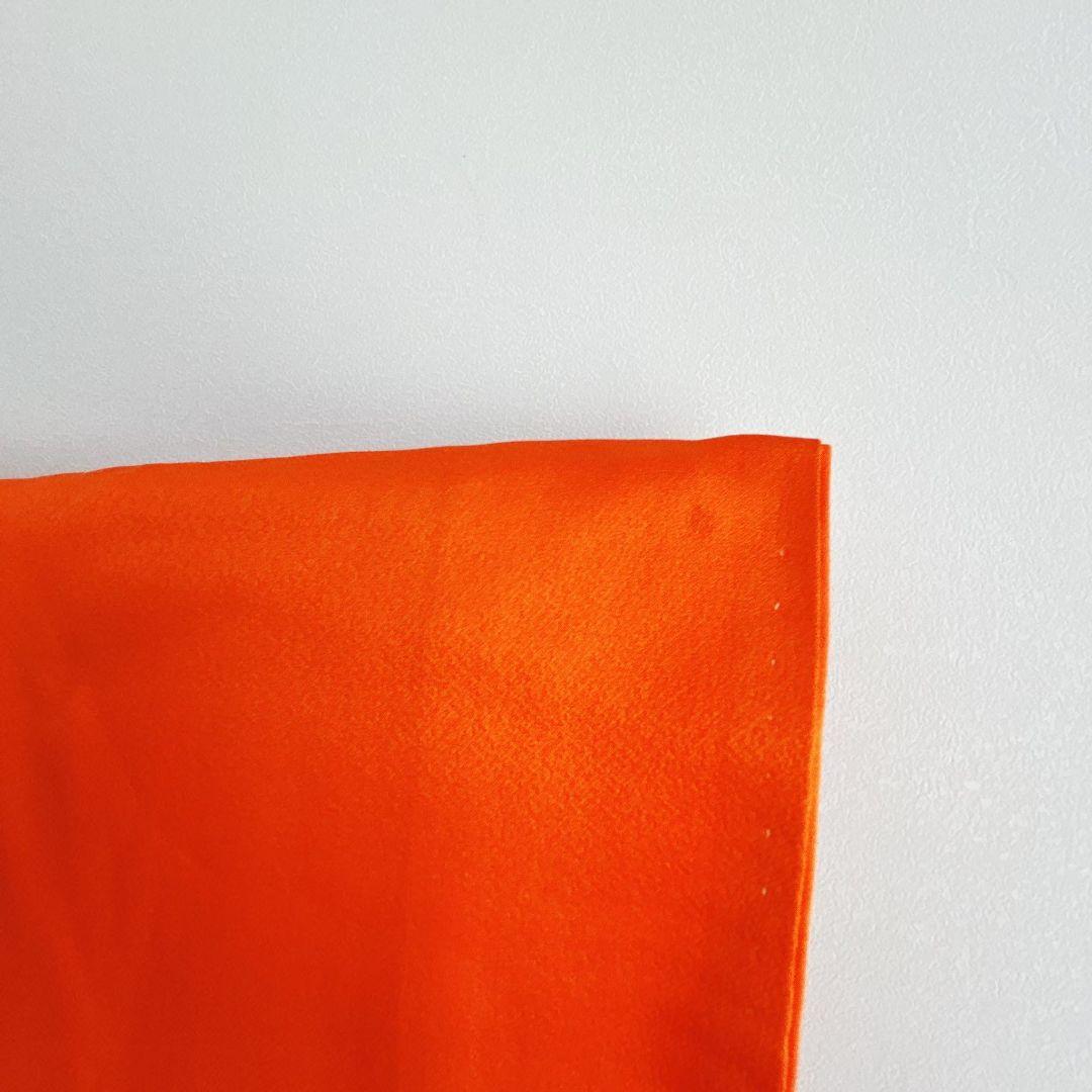 セット　七五三　７歳女の子　きもの　オレンジ　紫式部　小物セット　52925