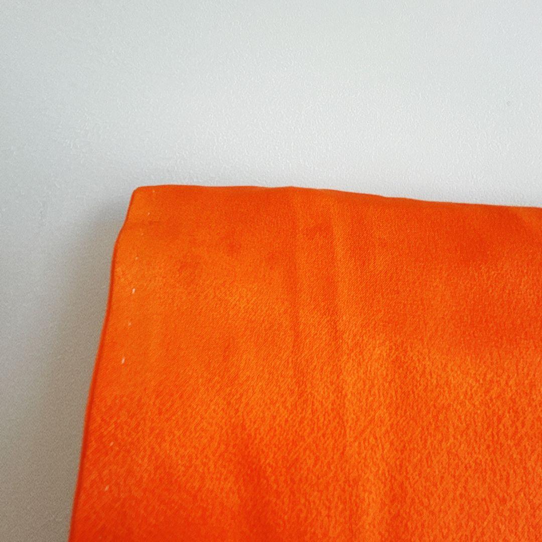 セット　七五三　７歳女の子　きもの　オレンジ　紫式部　小物セット　52925