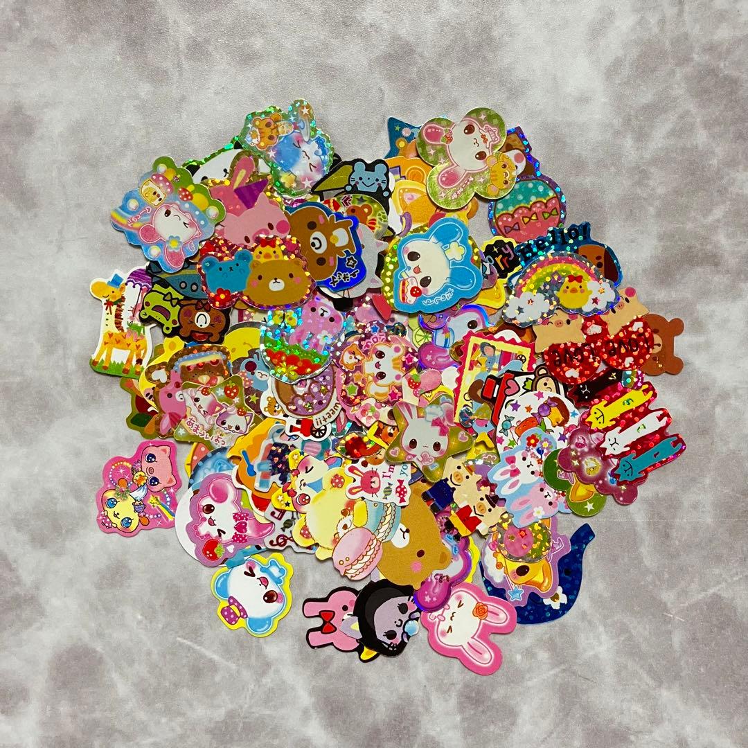 レア品 平成レトロ フレークシールセット 100枚 - メルカリ