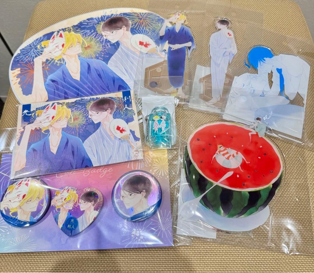 FGO ホテルカルデア コラボグッズ 蘆屋道満 高杉晋作 タオル 缶バッジ
