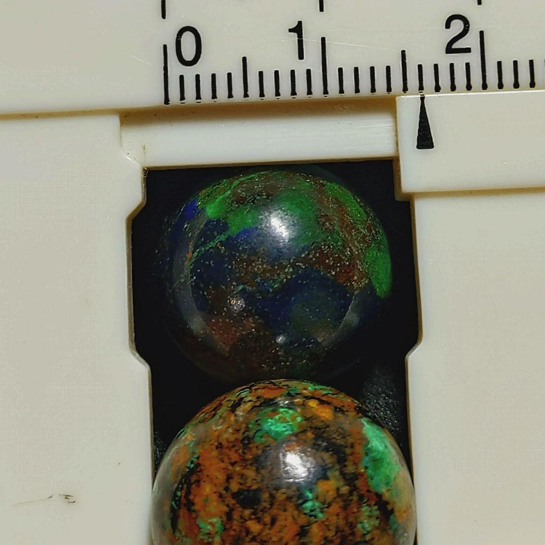 ★マーブルカッパーミネラル 16ミリ珠 ブレスレットB(SA+)